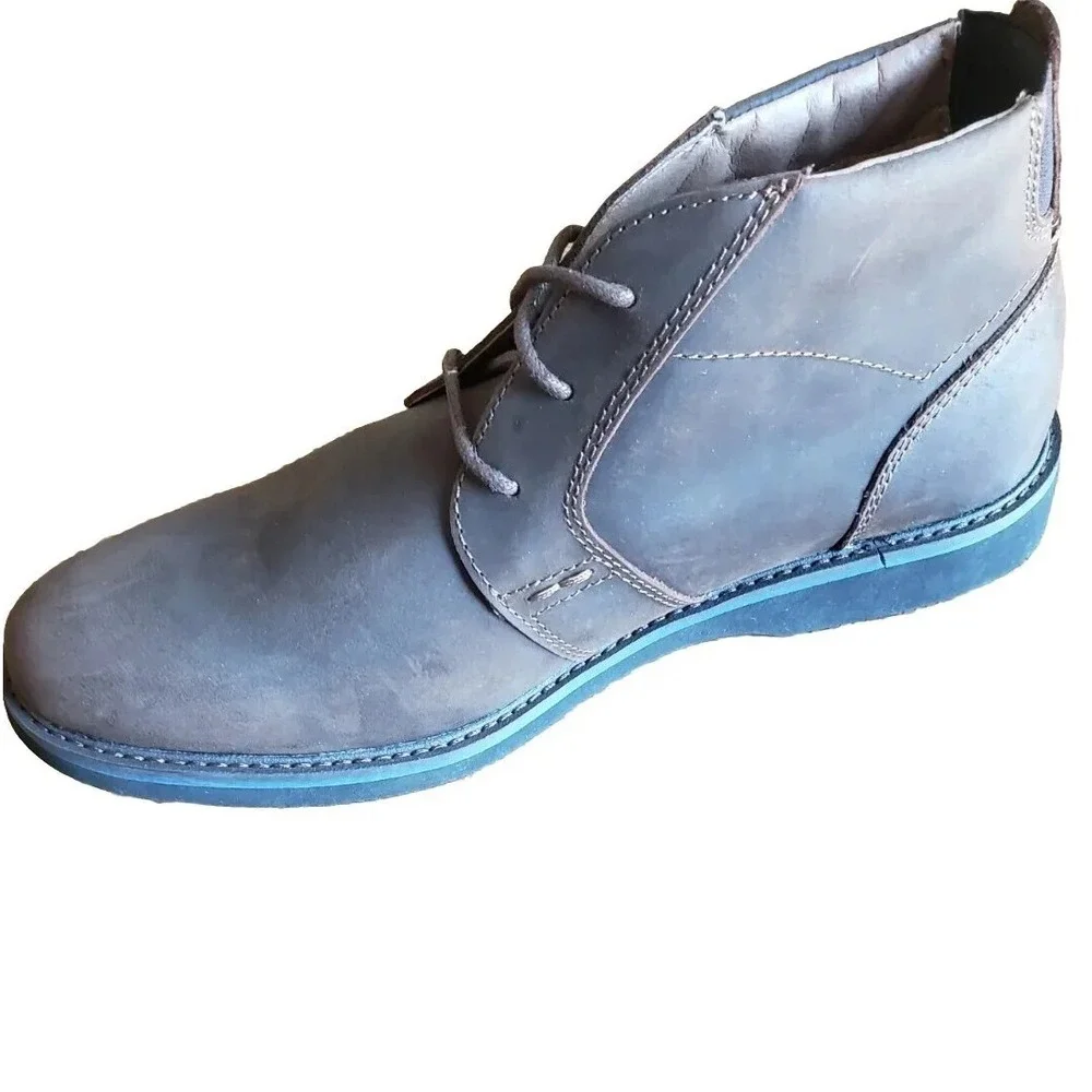 Nunn‎ Bush Barclay Brown Crazy Horse Shoes mens Plain Toe Ankle Boot Sz 9M NWB
